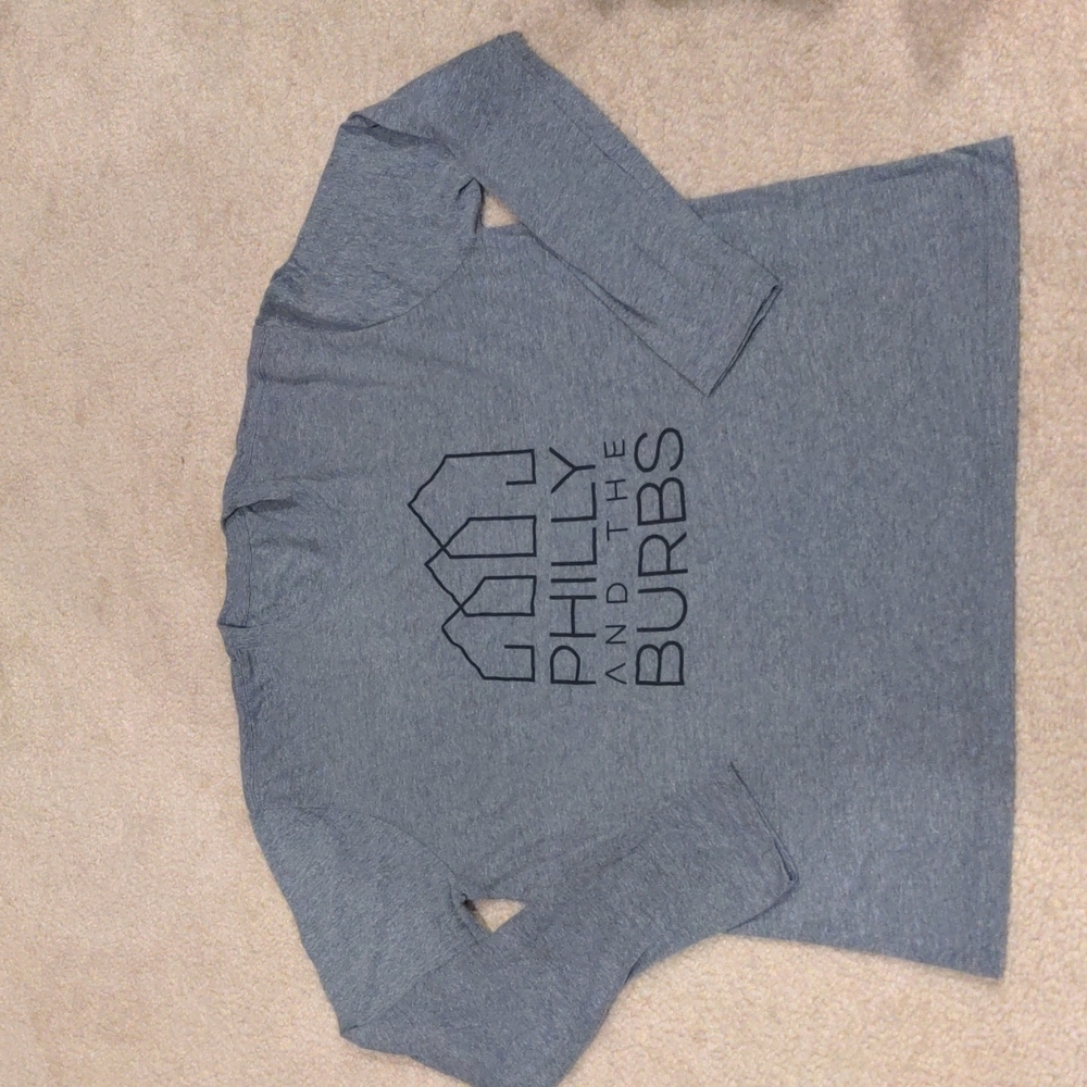 Mens gray long sleeves